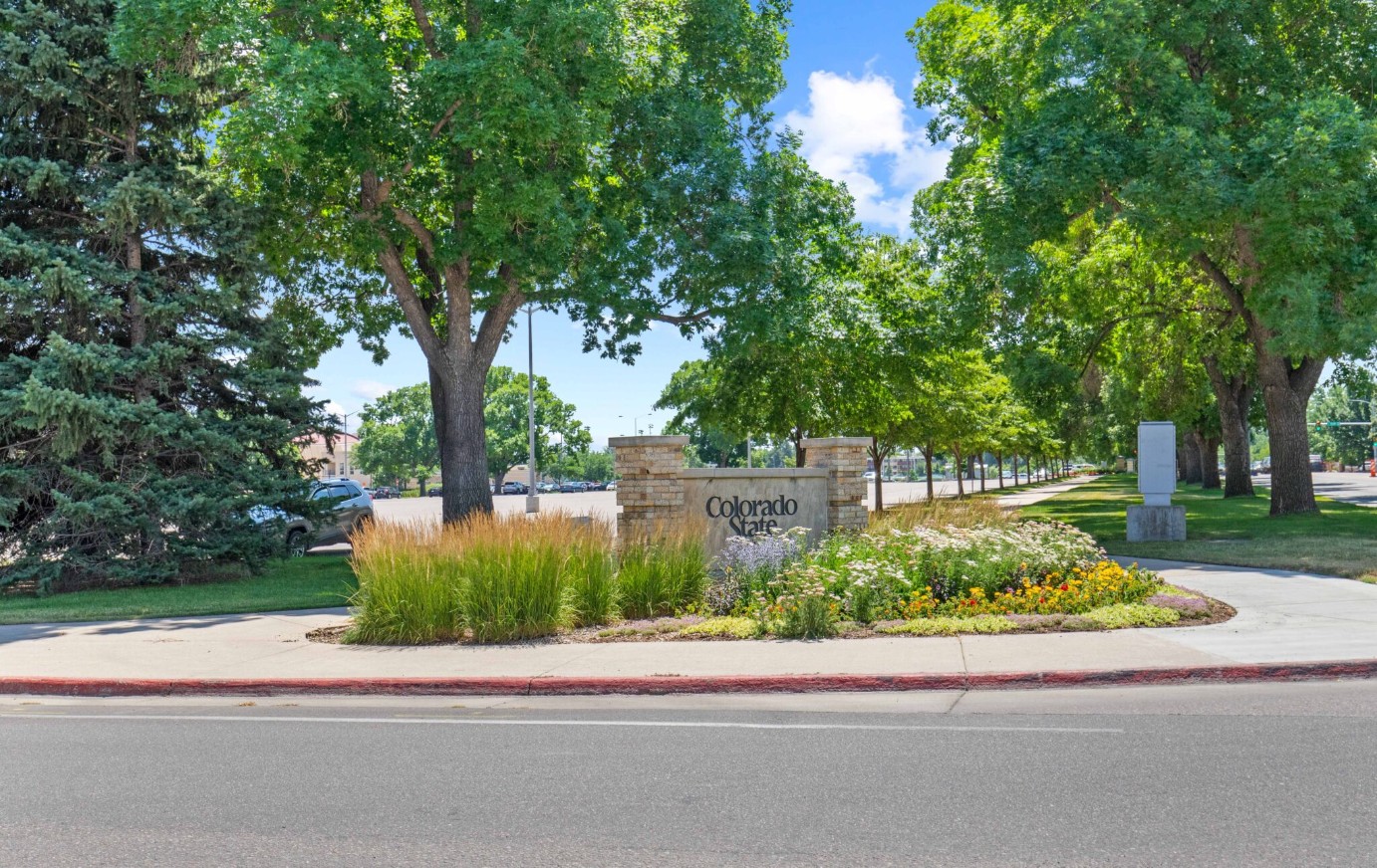 Colorado State campus entrance
