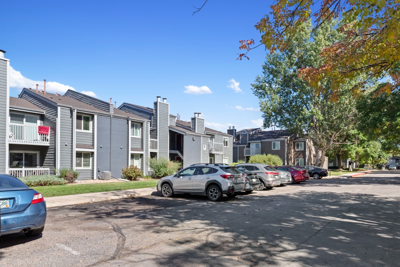 Ample resident parking at The Alpine