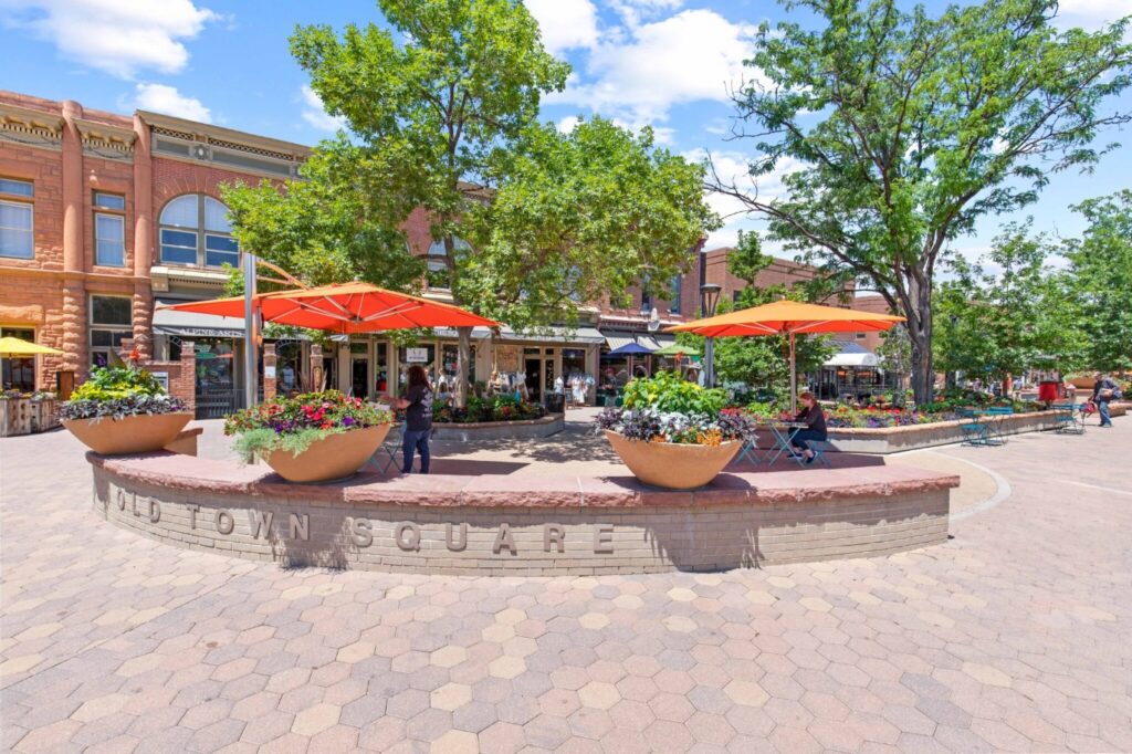 Old Town Square in Fort Collins